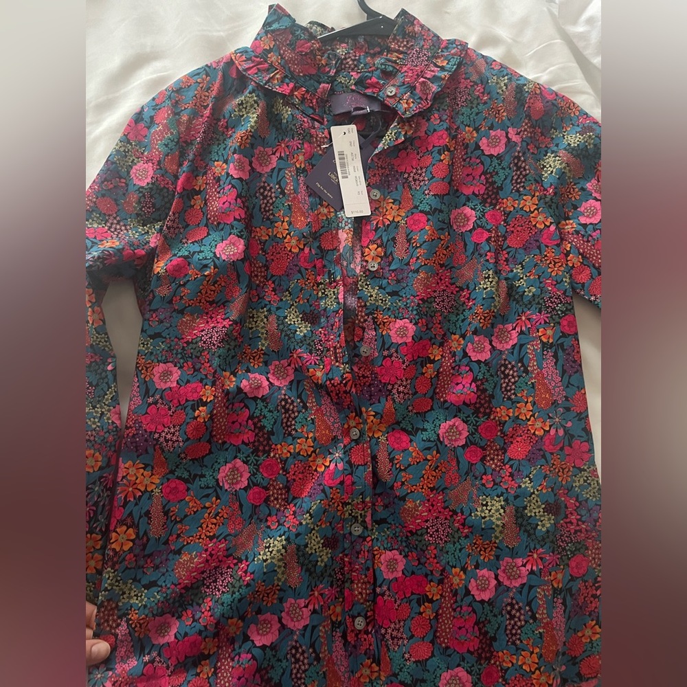 J crew Liberty print XS NWT